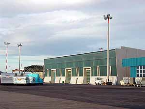 Die neue EAP-Frachthalle