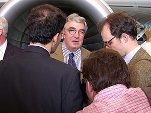 Crossair-Gr�nder Moritz Suter ist gl�cklich